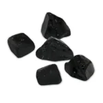 Black Obsidian Stones "Raw Black Obsidian Stone – natural volcanic crystal for energy protection and grounding