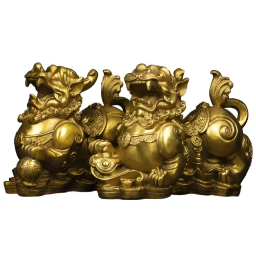 Chinese Pi Yao figurine for home and office feng shui