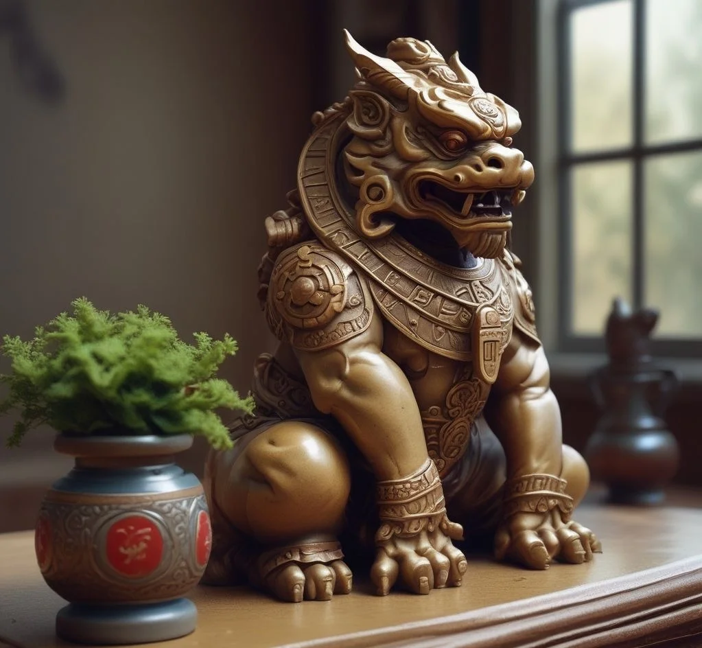 Pi Xiu feng shui symbol for financial growth and security